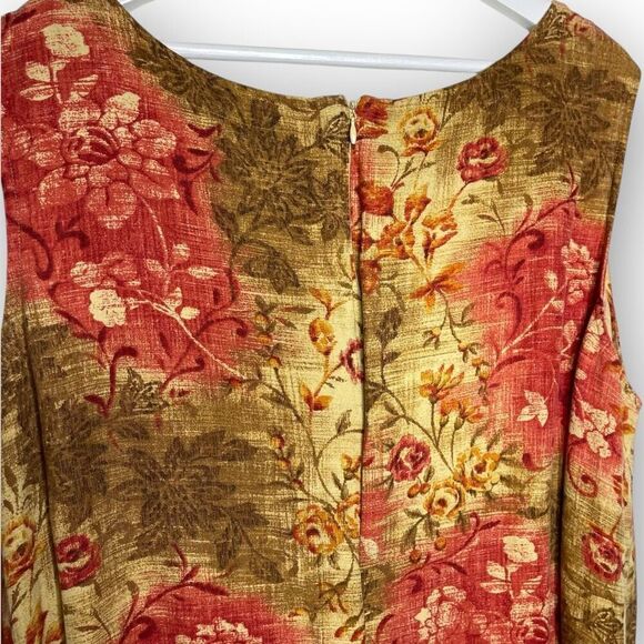 Emma James Liz Claiborne Dress Maxi Sleeveless & Top Linen Blend Plus Size 22W - Picture 7 of 13